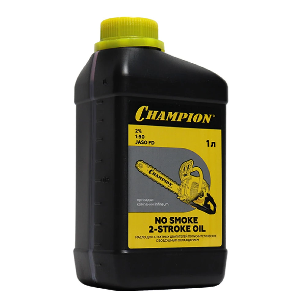 Масло для 2-х тактного двигателя Champion 1 л полусинтетическое – №1