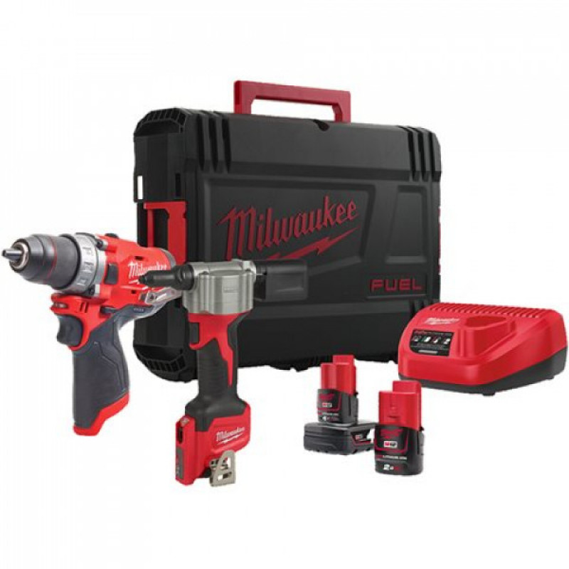 Набор инструментов Milwaukee M12 FPP2S-422X – фото №1 Набор инструментов Milwaukee M12 FPP2S-422X – №1