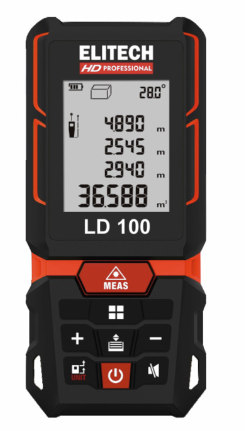 Лазерный дальномер Elitech HD LD 100 – фото №1 Лазерный дальномер Elitech HD LD 100 – №1