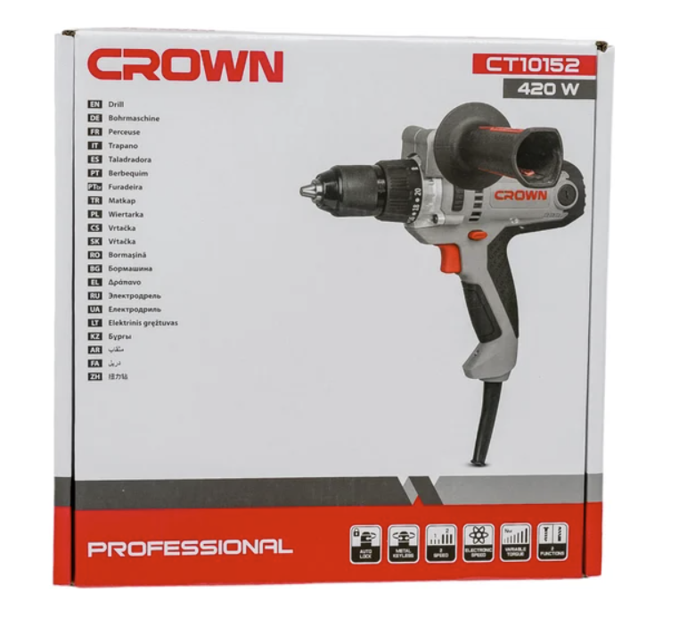 Дрель-шуруповерт Crown CT10152 – фото №3 Дрель-шуруповерт Crown CT10152 – №3