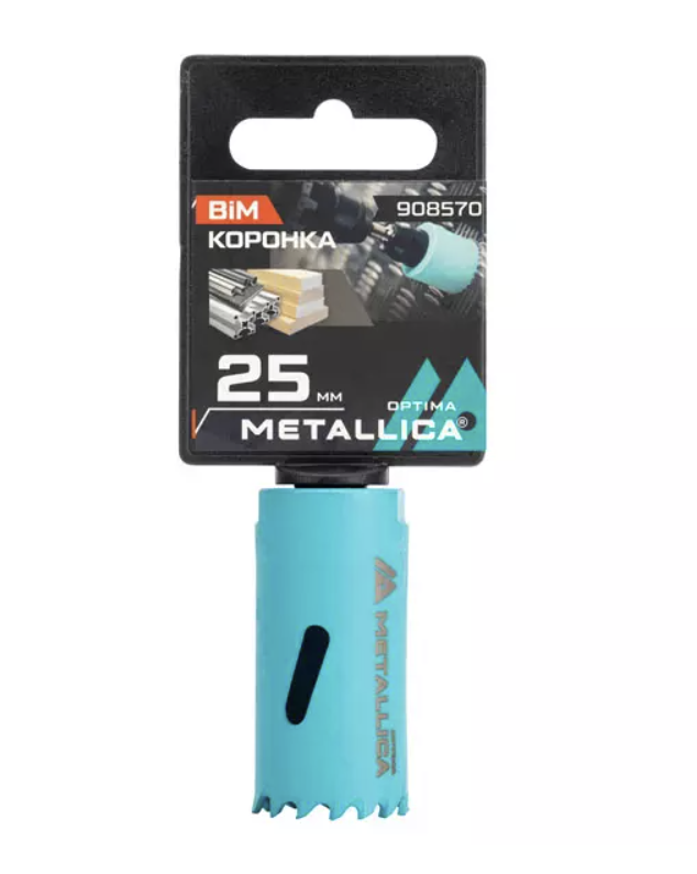 Коронка по металлу Metallica Optima 25 мм, 1/2" – фото №1 Коронка по металлу Metallica Optima 25 мм, 1/2" – №1