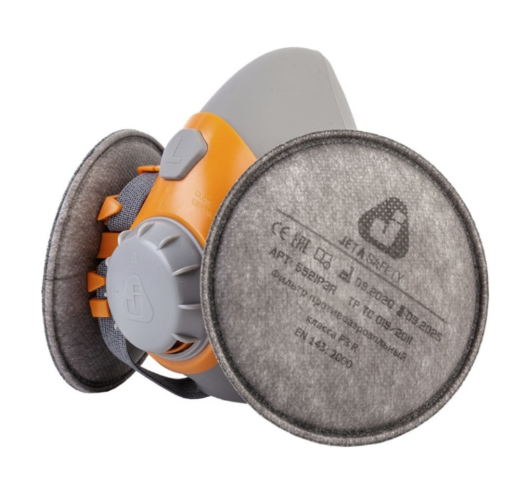 Фильтр противоаэрозольный Jeta Safety, класс P3 R (2 шт) – фото №3 Фильтр противоаэрозольный Jeta Safety, класс P3 R (2 шт) – №3