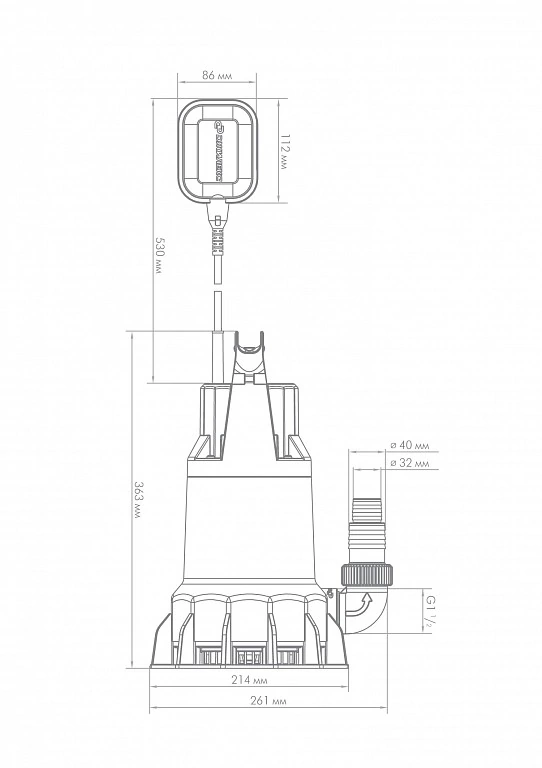 Насос погружной Джилекс Дренажник 350/17 – №6