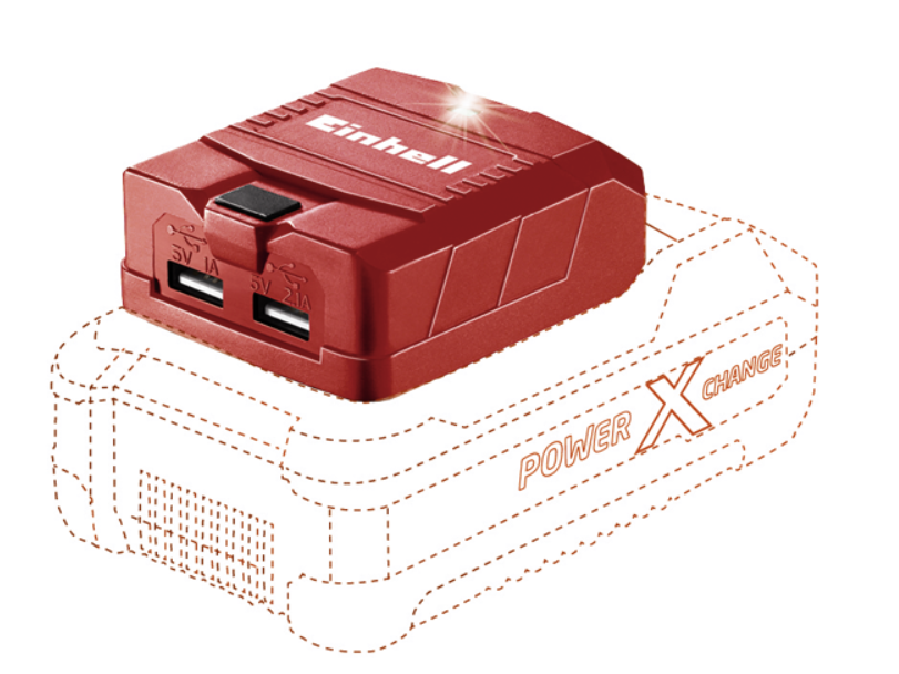 Адаптер питания Einhell PXC TE-CP 18Li USB – фото №1 Адаптер питания Einhell PXC TE-CP 18Li USB – №1