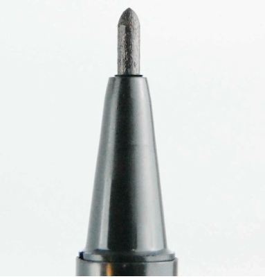 Маркер строительный Skrab 2 мм, двухсторонний, черный (27055) – №1