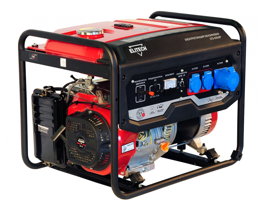 Генератор бензиновый Elitech СГБ 6500Р – №1