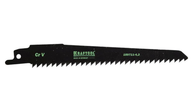 Полотно сабельное Kraftool S644D 150 мм по дереву – фото №1 Полотно сабельное Kraftool S644D 150 мм по дереву – №1