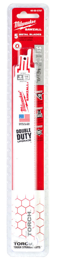 Полотно сабельное Milwaukee The Torch 230x1,8 мм (1 шт) – №1