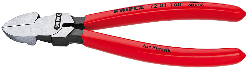 Бокорезы Knipex 160 мм для пластмассы (KN-7201160) – фото №1 Бокорезы Knipex 160 мм для пластмассы (KN-7201160) – №1