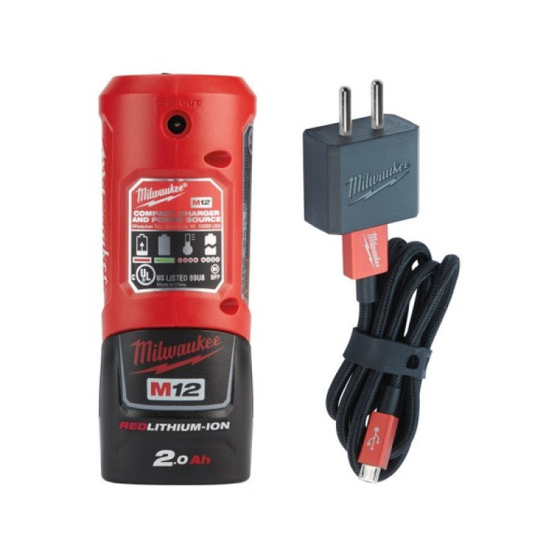 Зарядное устройство Milwaukee M12 TC компактное – фото №1 Зарядное устройство Milwaukee M12 TC компактное – №1