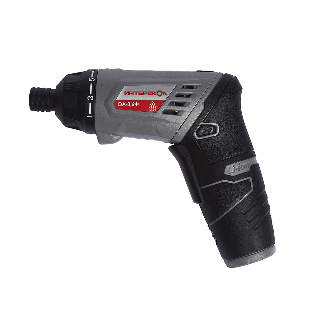 Аккумуляторная отвертка Интерскол ОА-3,6Ф Li-ion в кейсе – №1