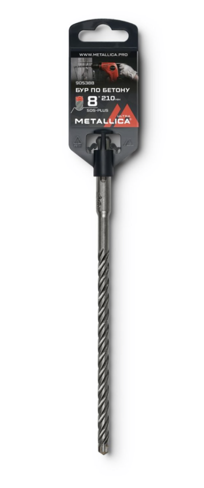 Бур крестовой SDS+ Metallica Ultra 8х210/150 мм – №1