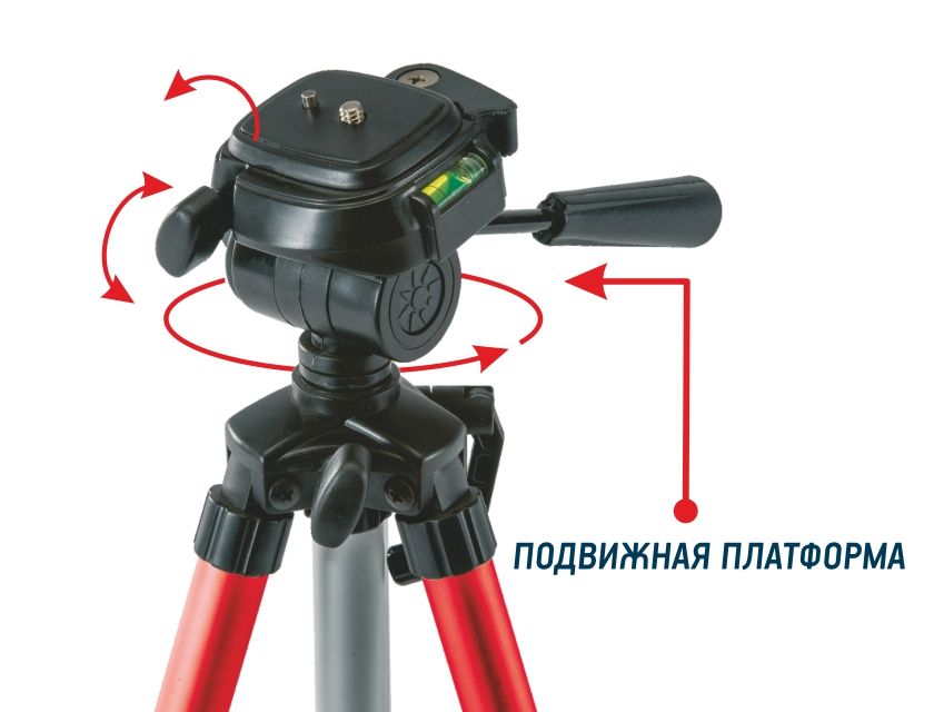 Штатив с элевационной головкой Condtrol H130 1/4" – фото №5 Штатив с элевационной головкой Condtrol H130 1/4" – №5