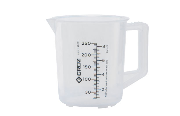 Мерная емкость из полимерных материалов GROZ для смазочных материалов, 100 мл – №1