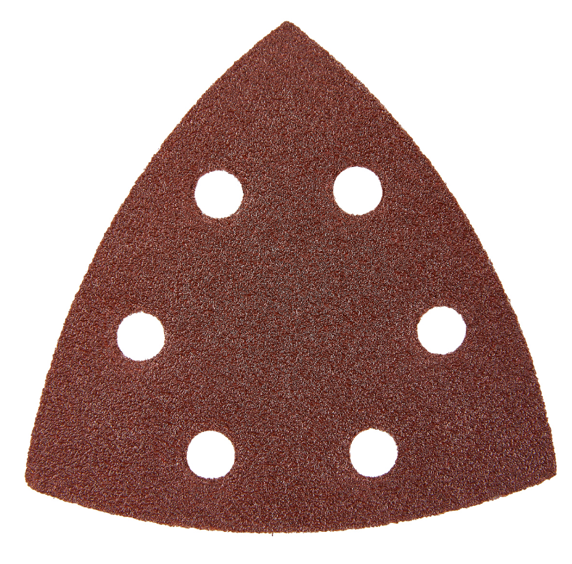 Лист шлифовальный Elitech 93х93 мм Р80, треугольный (5 шт) – №1