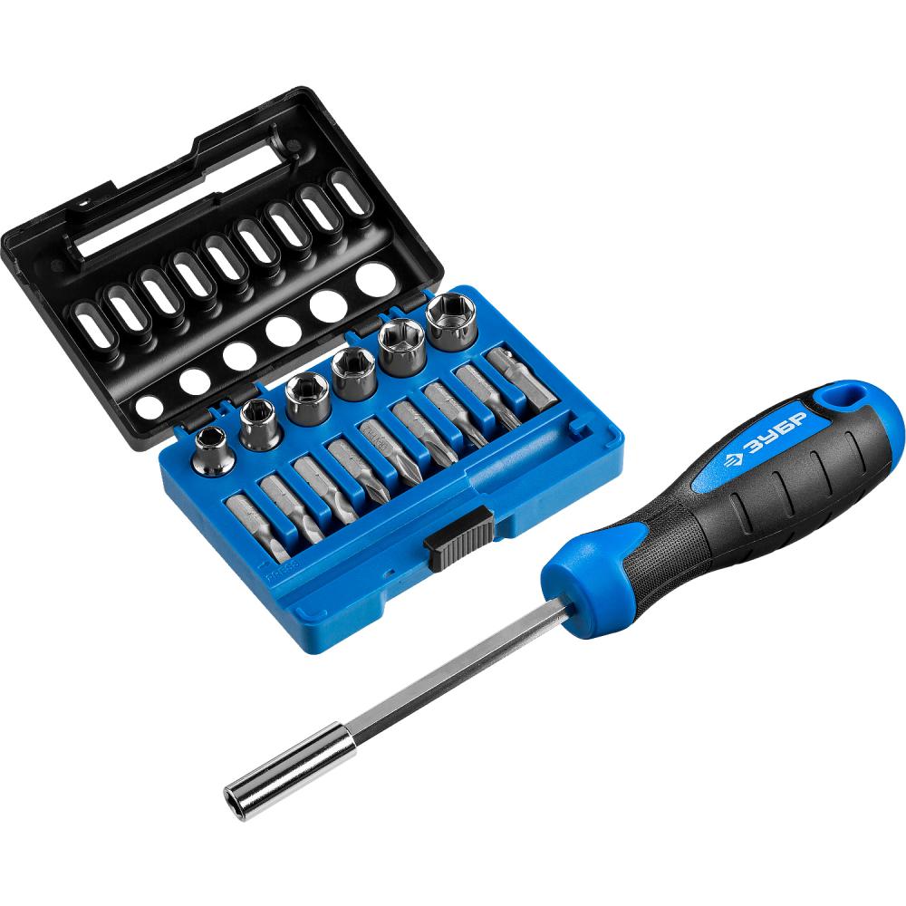 Отвертка с насадками Зубр Профессионал (25216) – №1