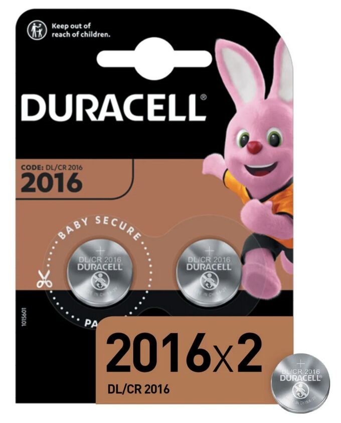 Батарейки Duracell 2016 литиевые (2 шт) – №1