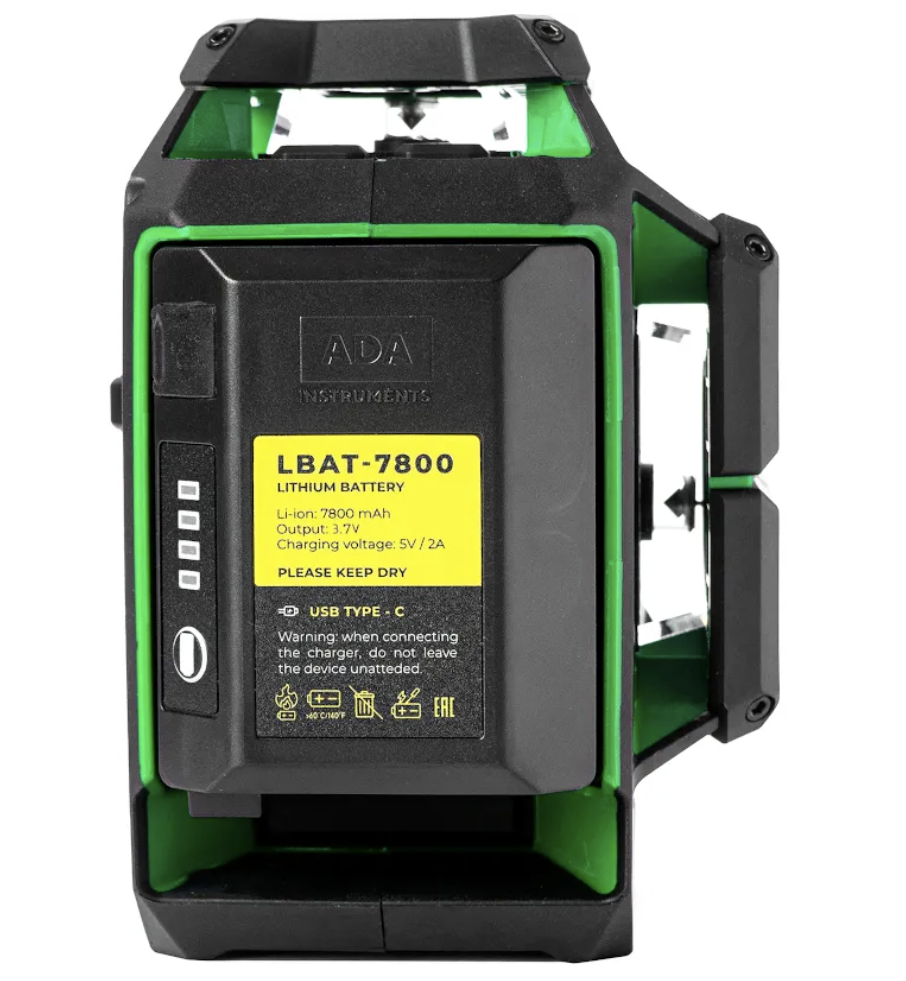 Уровень лазерный ADA LaserTank 3-360 Green Zero Edition – фото №4 Уровень лазерный ADA LaserTank 3-360 Green Zero Edition – №4