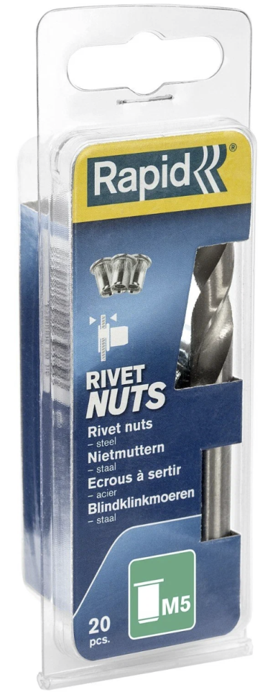 Заклепки резьбовые Rapid R:Rivets М5 (20 шт) – фото №1 Заклепки резьбовые Rapid R:Rivets М5 (20 шт) – №1