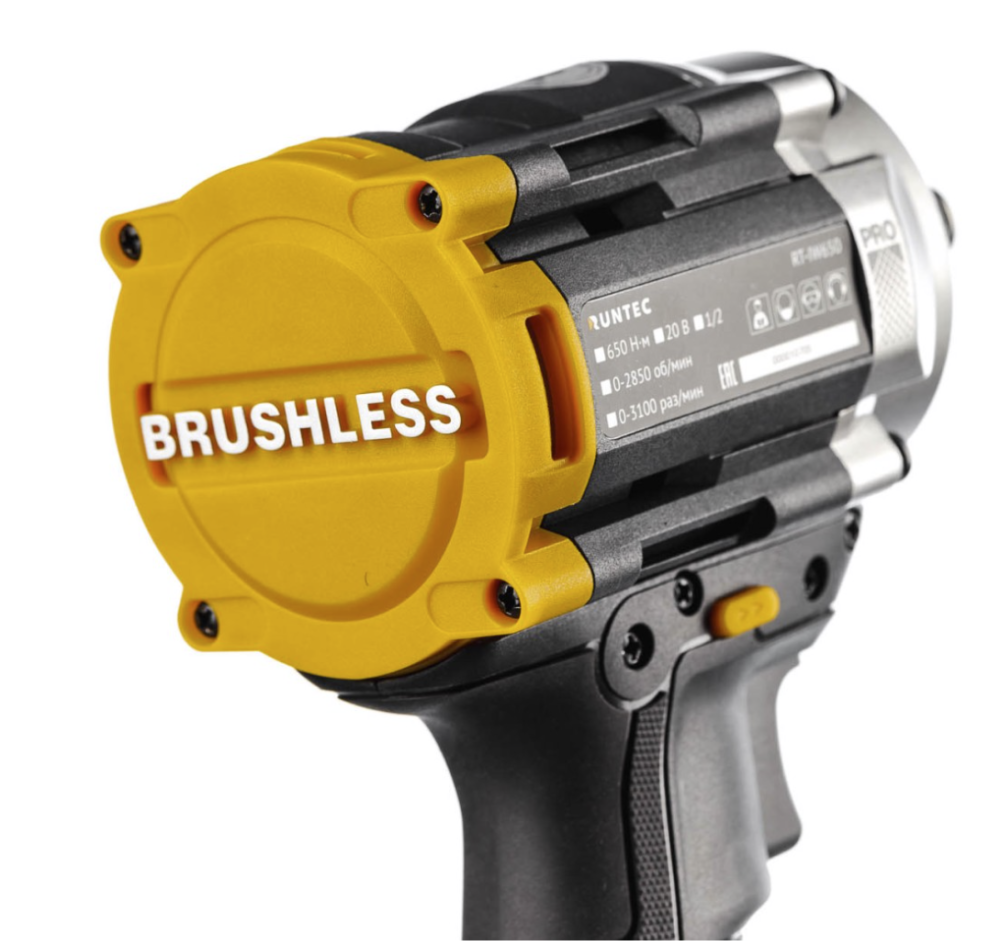 Аккумуляторный ударный гайковерт Runtec PRO RT-IW650 (2х4,0 Ач) – №4