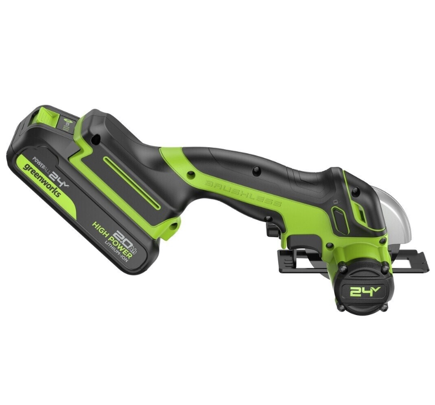 Аккумуляторная УШМ Greenworks GD24UCS 76 мм (1х2,0 Ач) – №2