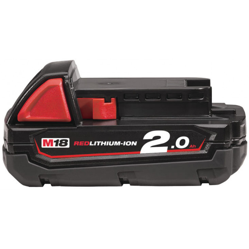 Аккумулятор Milwaukee M18 B2 (Li-Ion2Ач) – фото №1 Аккумулятор Milwaukee M18 B2 (Li-Ion2Ач) – №1