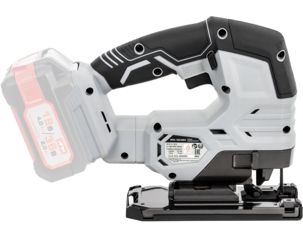 Аккумуляторный лобзик Интерскол МПА-125/36ВЭ (без акк. и з/у) – №2