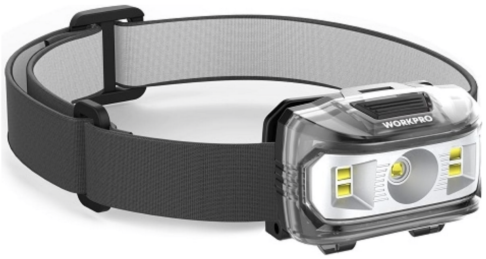 Фонарь налобный WORKPRO 80-300 LM черный (WP353001WE) – №1