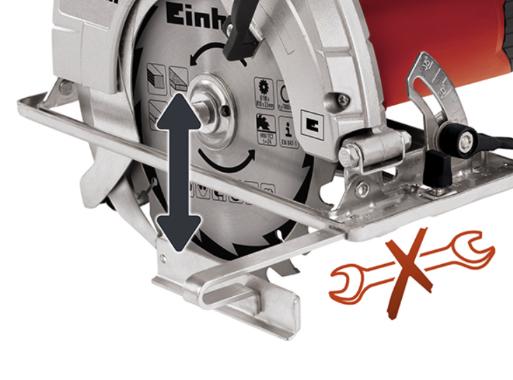 Пила циркулярная Einhell TC-CS 1400 – фото №6 Пила циркулярная Einhell TC-CS 1400 – №6