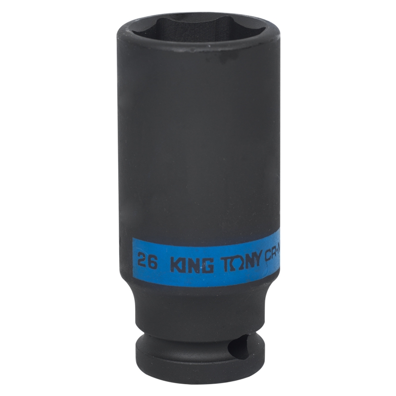 Головка торцевая King Tony 26 мм 1/2" глубокая – фото №1 Головка торцевая King Tony 26 мм 1/2" глубокая – №1