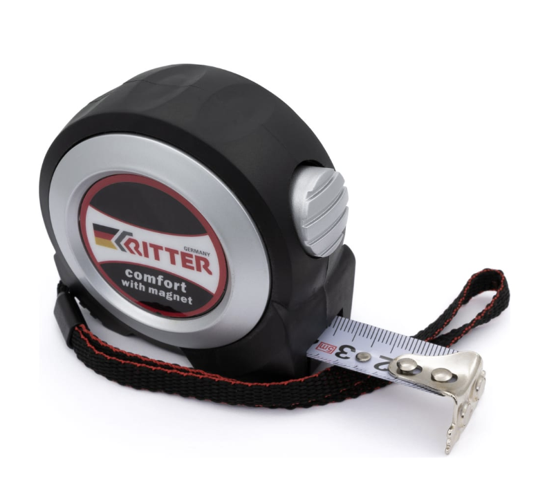 Рулетка Ritter Comfort 7,5 м/25 мм – фото №1 Рулетка Ritter Comfort 7,5 м/25 мм – №1