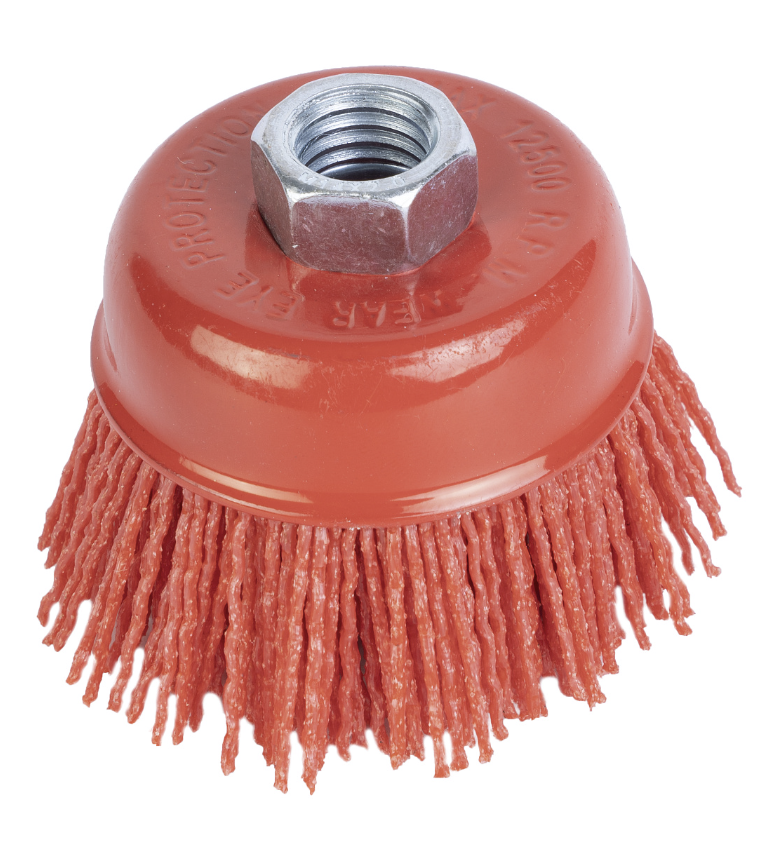 Корщетка для УШМ Elitech 65 мм М14, чашка – №1