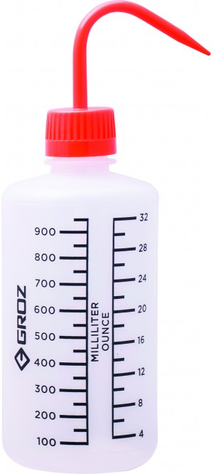 Масленка нажимного типа из пластика Groz, 1000 мл – №1