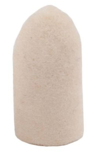 Насадка-валик для гравера Зубр 10 х19 мм, фетровый – №1