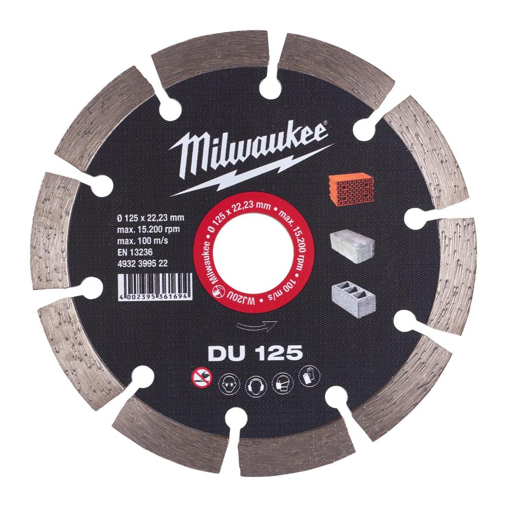 Диск алмазный Milwaukee DU 125x22.2 мм – фото №1 Диск алмазный Milwaukee DU 125x22.2 мм – №1