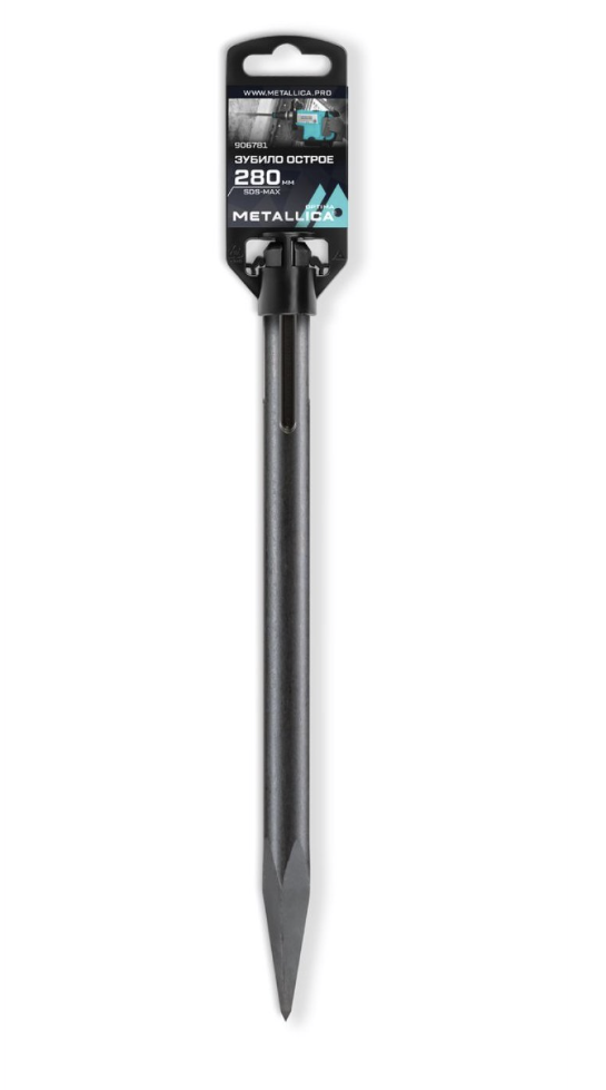 Зубило пика SDS-max Metallica Optima 280/140 мм, по бетону – №1