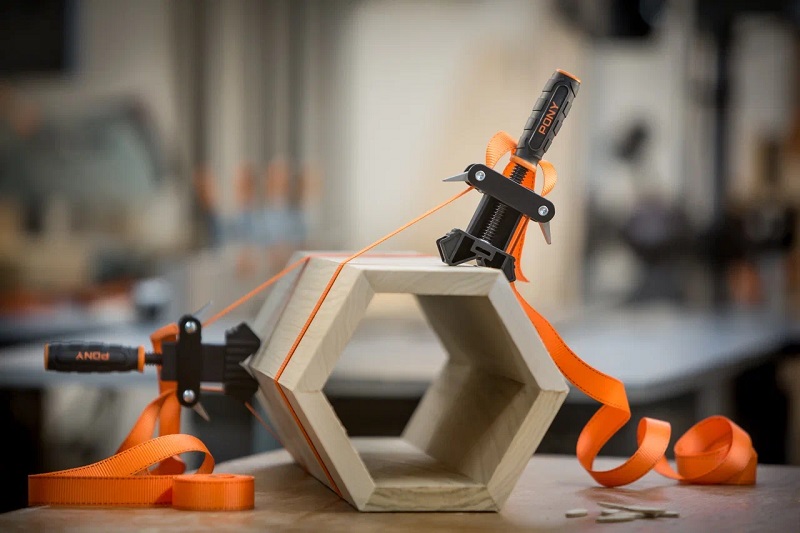 Зажим ленточный Pony Jorgensen с винтовым механизмом 15" – №8