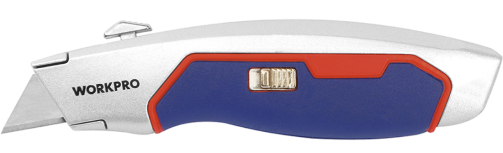 Нож выдвижной WORKPRO быстрооткрывающийся (WP213011) – №1