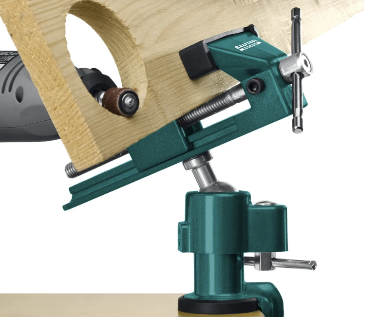 Тиски слесарные Kraftool Precision 75 мм шарнирно-повортные (32711-75) – №2