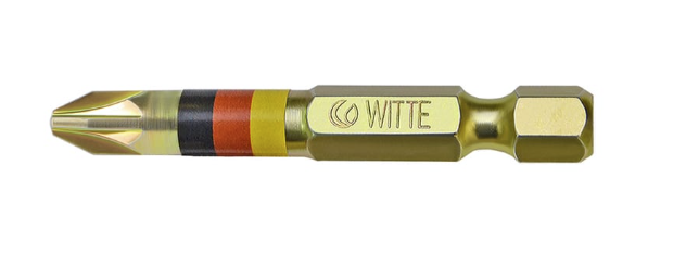 Бита Witte ExtraHart PZ2х50 мм – фото №1 Бита Witte ExtraHart PZ2х50 мм – №1