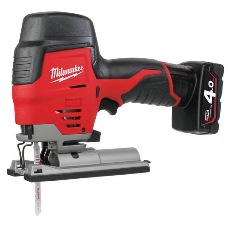 Аккумуляторный лобзик Milwaukee M12 JS-402B (Li-Ion 4 Ач) – фото №1 Аккумуляторный лобзик Milwaukee M12 JS-402B (Li-Ion 4 Ач) – №1