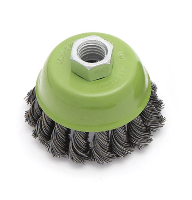 Щётка для УШМ Дело Техники 80 мм крученая чашка – №1