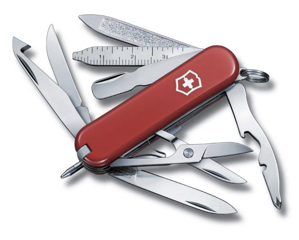 Нож-брелок многофункциональный Victorinox MiniChamp 58 мм (0.6385) – фото №1 Нож-брелок многофункциональный Victorinox MiniChamp 58 мм (0.6385) – №1