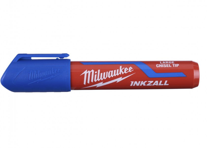 Маркер строительный Milwaukee Inkzall Large L, синий – фото №1 Маркер строительный Milwaukee Inkzall Large L, синий – №1