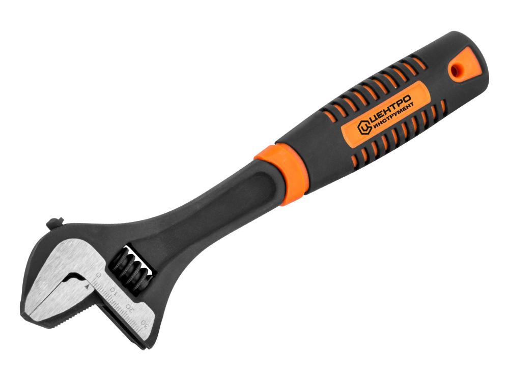 Ключ разводной ЦентроИнструмент 12"/300 мм с переставной губкой – №1