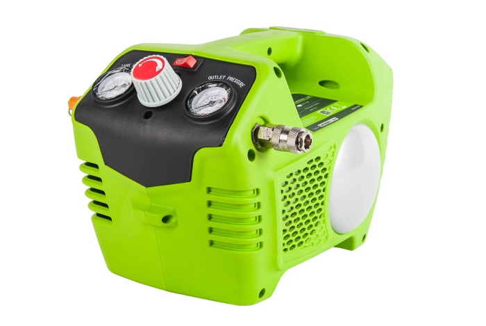 Аккумуляторный компрессор Greenworks G24AC 24В – №1