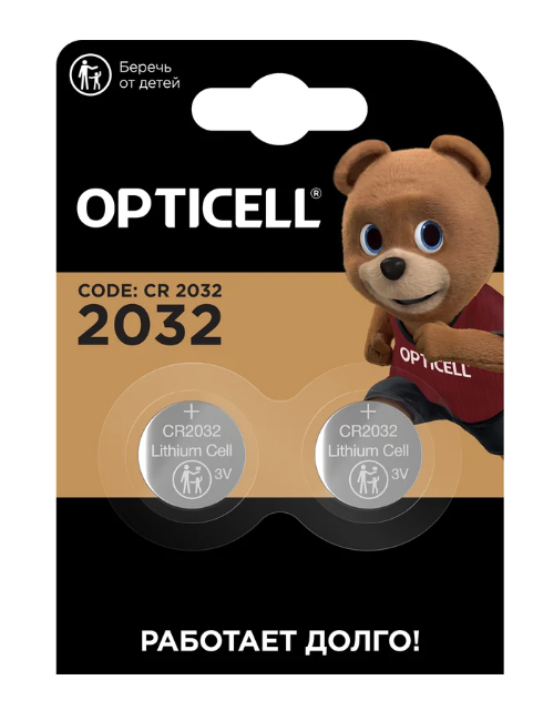 Батарейки Opticell Specialty CR2032 (2 шт) – фото №1 Батарейки Opticell Specialty CR2032 (2 шт) – №1