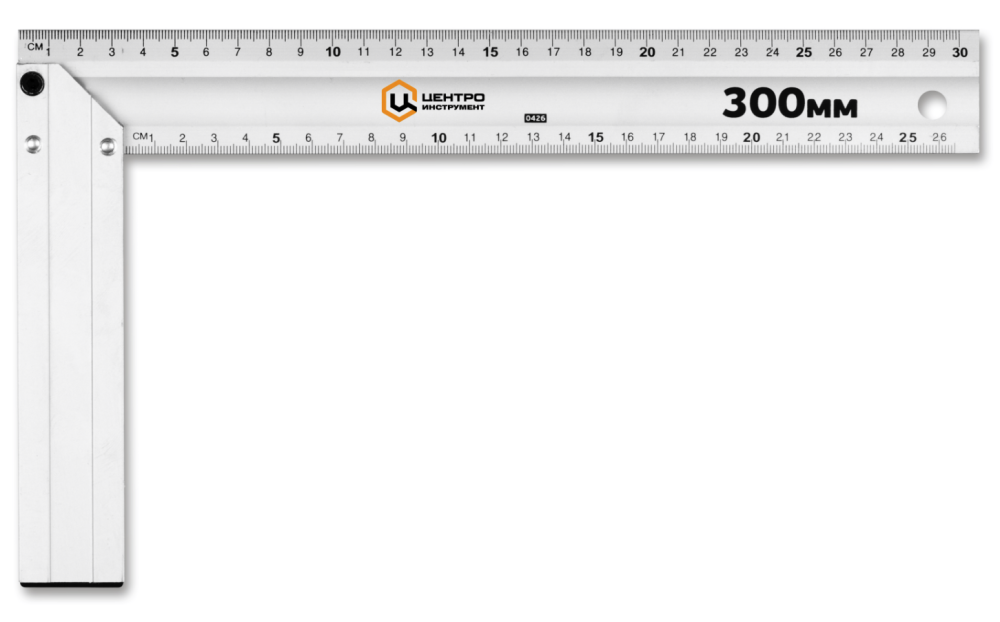 Угольник алюминиевый ЦентроИнструмент 300 мм (0426) – №1