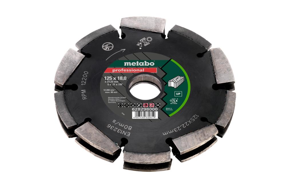 Диск алмазный Metabo UP 125x18x22,2 мм универсальный – фото №1 Диск алмазный Metabo UP 125x18x22,2 мм универсальный – №1