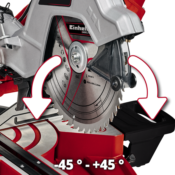 Пила торцовочная Einhell TE-SM 254 Dual – фото №2 Пила торцовочная Einhell TE-SM 254 Dual – №2